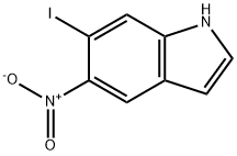 6-IODO-5-NITROINDOLE 化学構造式