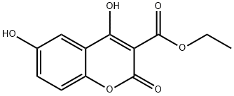 Ethyl 4,6-dihydroxy-2-oxo-2H-chroMene-3-carboxylate Structure