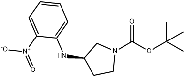 (R)-3-(2-Nitro-phenylaMino)-pyrrolidine-1-carboxylic acid tert-butyl ester|(R)-3-(2-硝基-苯基氨基)-吡咯烷-1-羧酸叔丁基酯