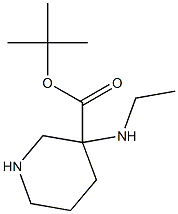 3-Boc-3-EthylaMinopiperidine Structure