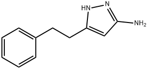 5-(2-PHENYLETHYL)-1H-PYRAZOL-3-AMINE Structure