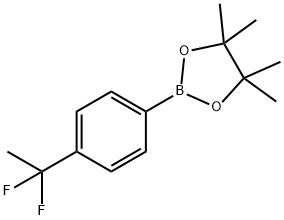 2-(4-(1,1-difluoroethyl)phenyl)-4,4,5,5-tetraMethyl-1,3,2-dioxaborolane Structure