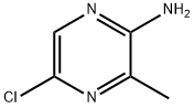 5-クロロ-3-メチルピラジン-2-アミン 化学構造式