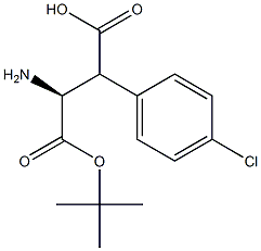 Boc-(S)-3-aMino-2-(4-chlorophenyl)propanoic acid Struktur