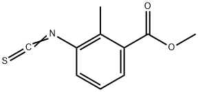 3-Isothiocyanato-2-Methylbenzoic acid Methyl ester 化学構造式