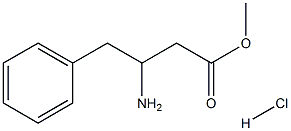 甲基3-氨基-4-苯基丁酸酯盐酸盐 结构式