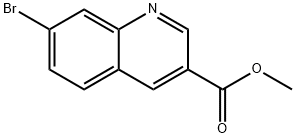 7-溴喹啉-3-甲酸甲酯 ,1001756-23-5,结构式