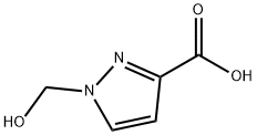 1-hydroxyMethyl-3-pyrazolecarboxylic acid Struktur