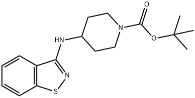 1-Boc-4-(Benzo[d]isothiazol-3-yl-amino)-piperidine Structure