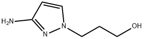 3-(3-氨基-1H-吡唑-1-基)丙-1-醇 结构式