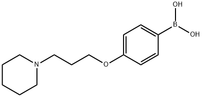 4-(3-(哌啶-1-基)丙氧基)苯基硼酸, 1003028-39-4, 结构式