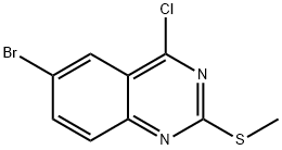 QUINAZOLINE, 6-BROMO-4-CHLORO-2-(METHYLTHIO)-|6-溴-4-氯-2-(甲巯基)喹唑啉