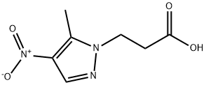3-(5-Methyl-4-nitro-pyrazol-1-yl)propanoic acid Struktur