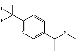 5-[1-(Methylthio)ethyl]-2-trifluoroMethylpyridine Struktur