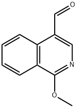 1-甲氧基-4-异喹啉甲醛, 1005772-69-9, 结构式
