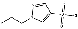 1-プロピル-1H-ピラゾール-4-スルホニルクロリド 化学構造式