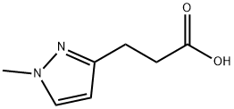 3-(1-Methylpyrazol-3-yl)propanoic acid Struktur