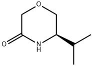 (5R)-5-异丙基-3-吗啉酮, 1007113-31-6, 结构式