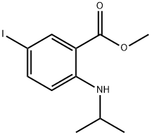 Methyl 5-iodo-2-(isopropylaMino)benzoate Structure