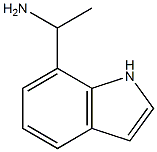 1H-Indole-7-MethanaMine, a-Methyl- Struktur