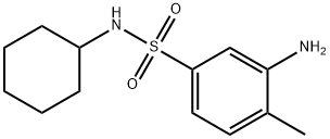 3-AMino-N-cyclohexyl-4-MethylbenzenesulfonaMide 结构式