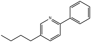 5-正丁基-2-苯基吡啶, 100907-37-7, 结构式