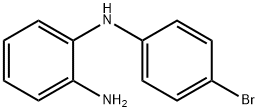 N-(4-ブロモフェニル)ベンゼン-1,2-ジアミン 化学構造式