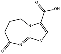 8-Oxo-5,6,7,8-tetrahydro-thiazolo[3,2-a][1,3]diazepine-3-carboxylic acid Struktur