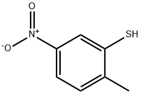 2-甲基-5-硝基苯硫酚, 100960-02-9, 结构式