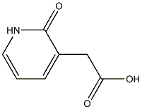1,2-二氢-2-氧代-3-吡啶基乙酸 结构式