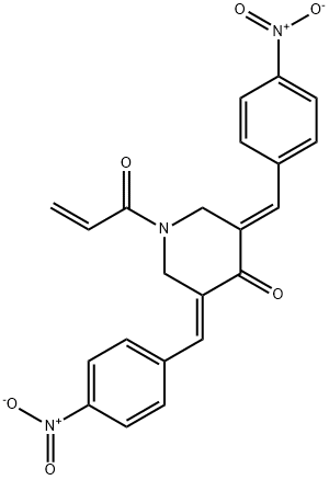 1009817-63-3 1-アクリロイル-3,5-ビス[(E)-4-ニトロベンジリデン]ピペリジン-4-オン