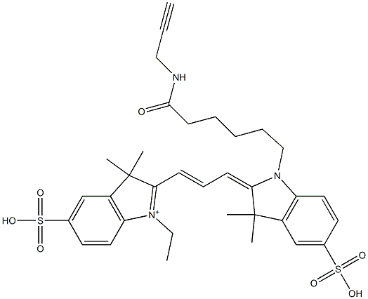 3H-IndoliuM, 2-[3-[1,3-dihydro-3,3-diMethyl-1-[6-oxo-6-(2-propyn-1-ylaMino)hexyl]-5-sulfo-2H-indol-2-ylidene]-1-propen-1-yl]-1-ethyl-3,3-diMethyl-5-sulfo- price.