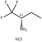 (2S)-1,1,1-三氟丁-2-胺盐酸盐 结构式