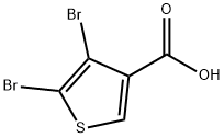 4,5-DIBROMOTHIOPHENE-3-CARBOXYLIC ACID, 101079-66-7, 结构式