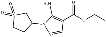 1010863-54-3 1H-Pyrazole-4-carboxylic acid, 5-aMino-1-(tetrahydro-1,1-dioxido-3-thienyl)-, ethyl ester