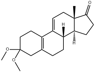 3,3-DiMethoxyestra-5(10),9(11)-dien-17-one Structure