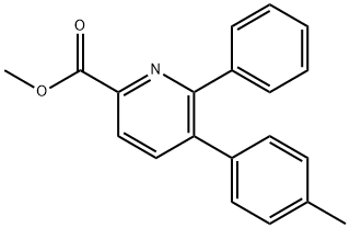 6-苯基-5-(对-甲苯基)吡啶甲酸甲酯,1011301-80-6,结构式