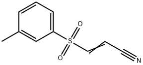 3-(M-甲苯磺酰基)丙烯腈,1012-69-7,结构式