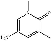 5-アミノ-1,3-ジメチル-1,2-ジヒドロピリジン-2-オン 化学構造式