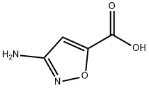 5-ISOXAZOLECARBOXYLIC ACID, 3-AMINO- Structure