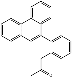 1-[2-(9-菲基)苯基]-2-丙酮, 1013933-56-6, 结构式