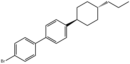 trans-4-broMo-4'-(4-propylcyclohexyl)biphenyl Structure