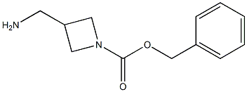 3-氨甲基-氮杂环丁烷-1-甲酸苄酯 结构式