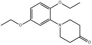 1-(2,5-diethoxyphenyl)piperidin-4-one Structure