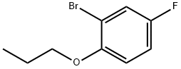 2-溴-4-氟-1-丙氧基苯, 1016889-72-7, 结构式