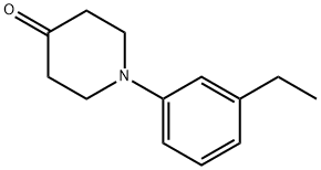1-(3-ETHYLPHENYL)PIPERIDIN-4-ONE,1017025-18-1,结构式