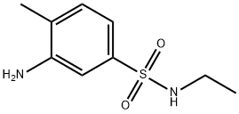 3-AMino-N-ethyl-4-MethylbenzenesulfonaMide Struktur