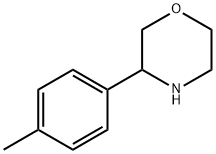 3-(4-METHYLPHENYL)MORPHOLINE 化学構造式