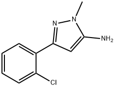 3-AMoino-5-(2-chlorophenyl)-2-Methylpyrazole Struktur