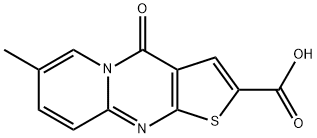 7-甲基-4-羰基-4H-吡啶并[1,2-A]噻吩并[2,3-D]嘧啶-2-羧酸,1018571-51-1,结构式